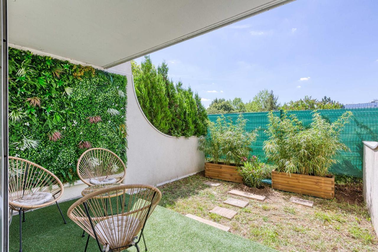 Leclat Verdoyant De Noisy - Jardin Ngoại thất bức ảnh